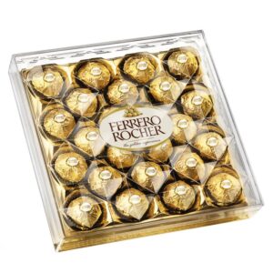 Ferrero Rocher Boxed Chocolate 200g with whole hazelnut and creamy filling for delivery in Chester
