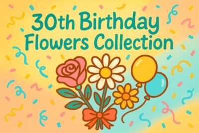 Luxury 30th Birthday Flowers Chester celebration bouquet