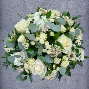 Florist's Choice funeral posy arrangement in various sizes for delivery in Chester